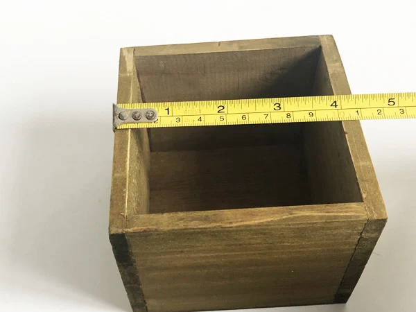 

8Pcs/Lot D11XH8CM Wood Box Small Planter Gardener wooden Square Ego What