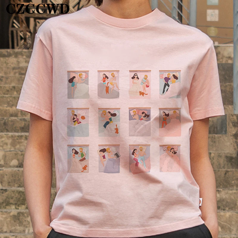 

Женская футболка с круглым вырезом, с принтом