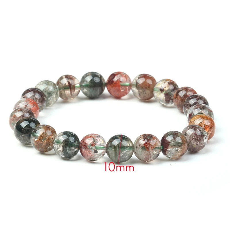 

Kili Natural Green Crystal Ghost Beaded Bracelet Fashion OL Jewelry Bracelet Cornucopia Valentine's Day Gift