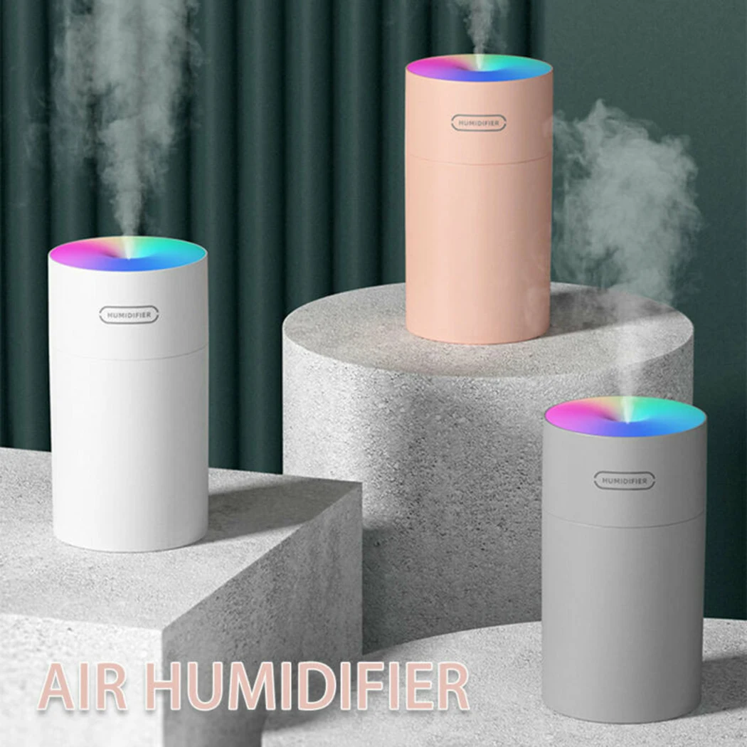 

Purifier Air Humidifier USB Supply 270ml Aroma Diffuser Electric Essential Gray
