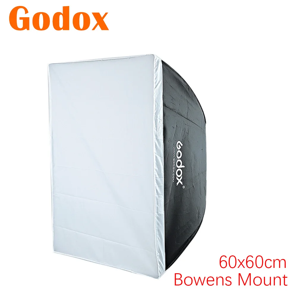 Godox портативный 60x60 см 24x24 &quotBowens Connect Studio Strobe Head светильник Photo soфтbox Reflector для