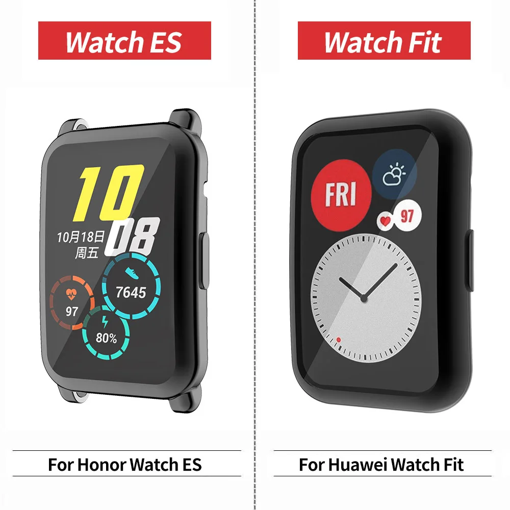 

Tpu Watch Case for Honor ES Cover Screen Protector Shell Soft Bumper Scratch-resistant Accessories