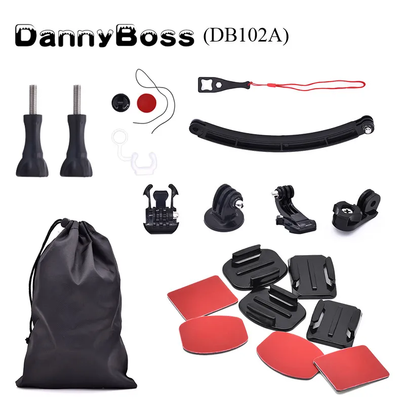 DB102A Для экшн-Камеры Gopro Hero 7 6 5 4 accesorios ventosa correa de pecho адаптер монтажный адаптер для спортивной экшн-камеры Xiaomi YI для спортивной экшн-камеры SJCAM para Экшн-камера Eken - Цвет: DB102A