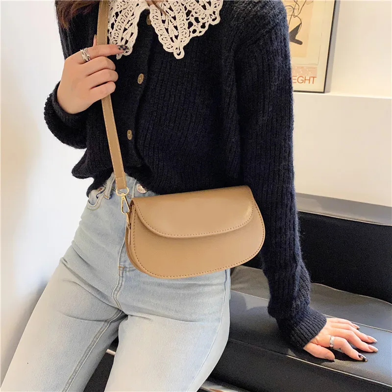 

2021 new single shoulder belt single shoulder armpit bag style simple dign Msenger Bag