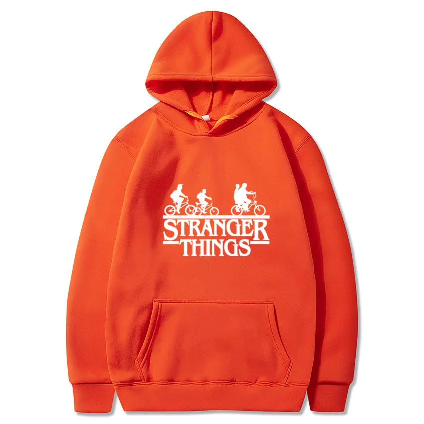 Оранжевые мужские толстовки с капюшоном топы повседневные новые уличные