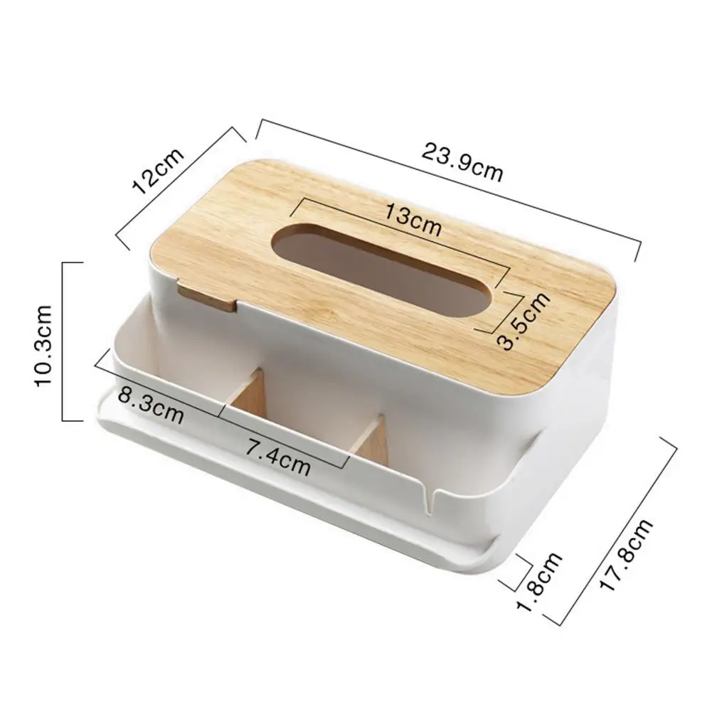 Moder деревянная коробка для салфеток бумажная многофункциональная хранения