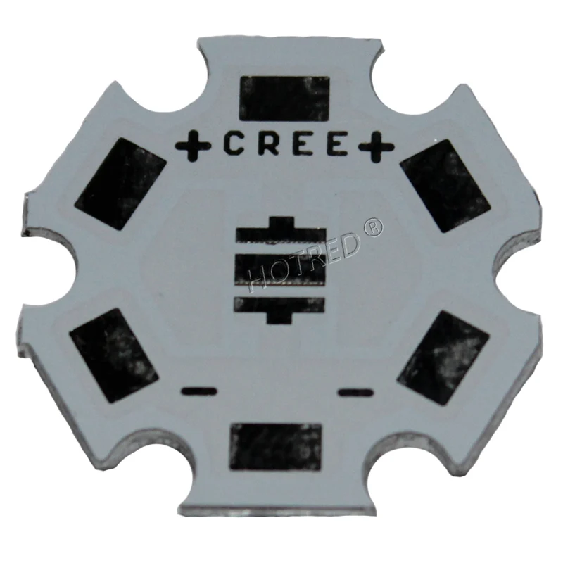Бесплатная доставка! 16 мм CREE XPE/XPG/XTE LED PCB/алюминиевая Базовая пластина/печатная