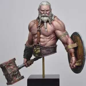 110 Смола Бюст модель комплект Неокрашенный 458D