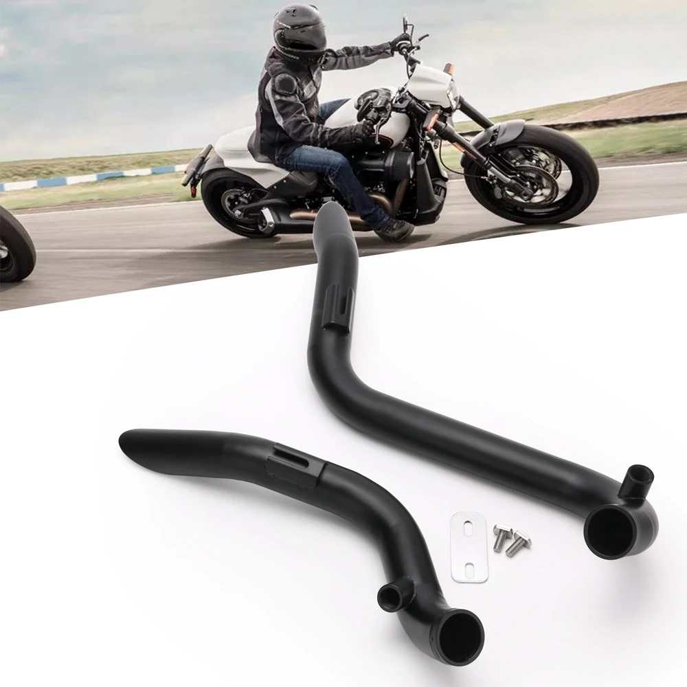 Мотоцикл новый нержавеющая сталь 2 &quotперетащите выхлопной трубы для Harley Softail Touring
