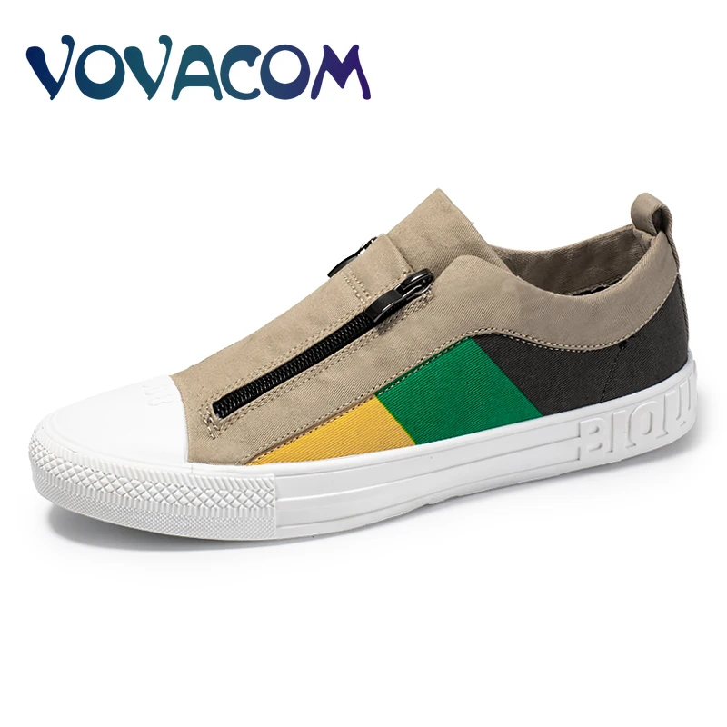 

Casual Shoes Men Breathable Canvas Shoes Fashion Men Flats Trending Sneakers Men Slip on Loafers Comfortable Skateboard Shoes