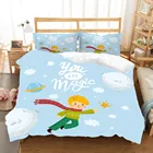 Одеяло для путешествий с изображением Маленького принца планеты, детские постельные принадлежности с рисунками из мультфильмов, мягкое пуховое одеяло, набор сказочных покрывал для кровати