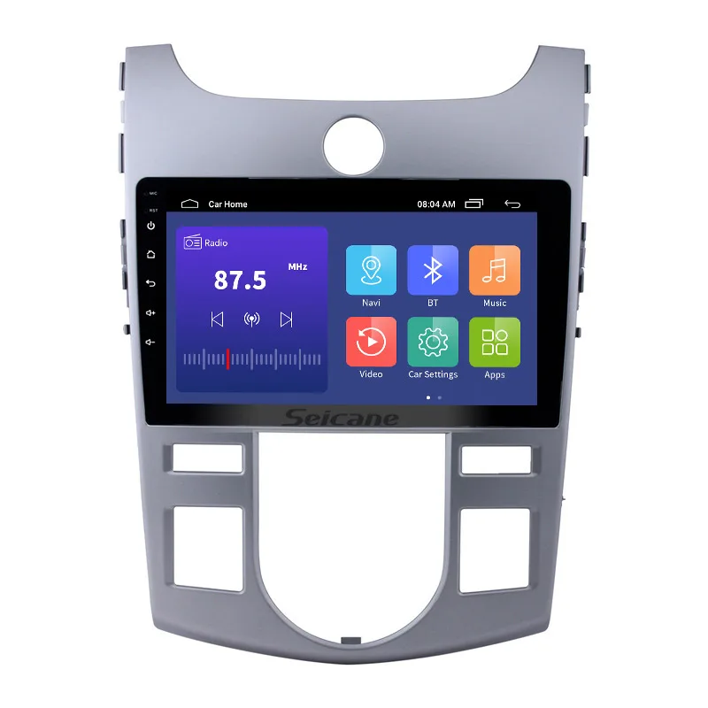 

Seicane 2 din android автомобильный радиоприемник с навигацией GPS мультимедийный плеер 9 дюймов Android 9,1 Авторадио для KIA Forte(AT) 2008-2012 Wif 3G