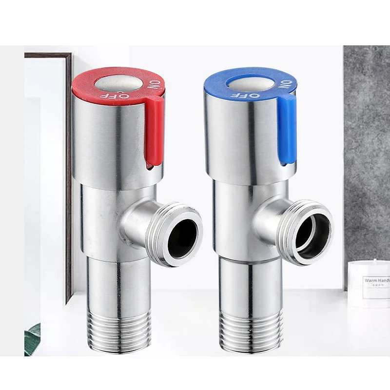 

Угловой стопорный клапан 1/2, поворотный бессвинцовый нержавеющий стальной щетковый никелевый запорный клапан подачи воды для установки кр...