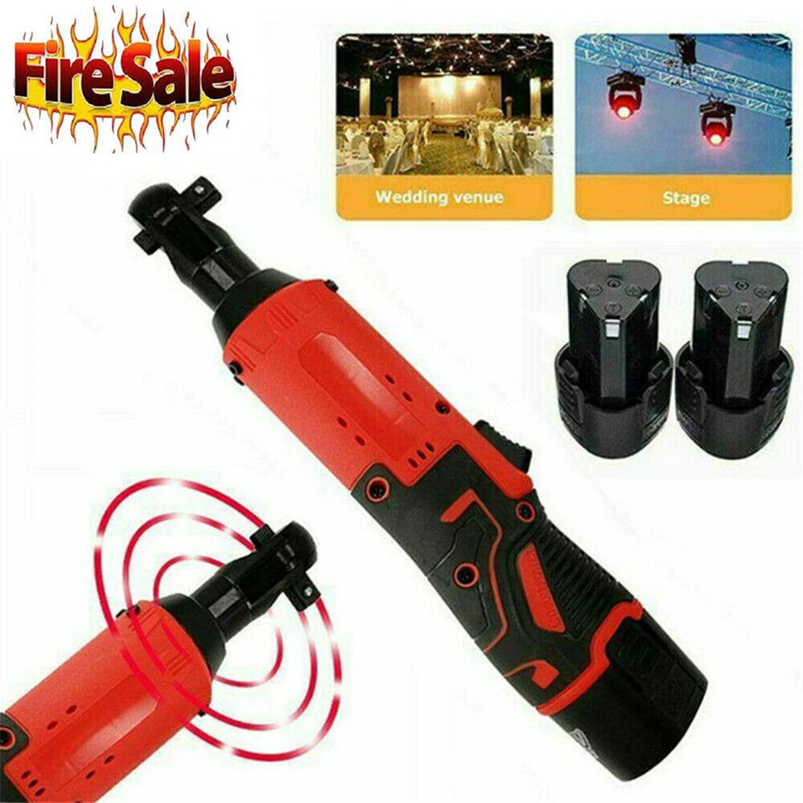 Электрический гаечный ключ электрический с трещоткой 12 В 3/8 дюйма 4500 мА · ч |