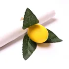 12 шт. моделирование lemon завод кольца для салфеток фруктовое блюдо Пряжка модель комнатный кольца для салфеток