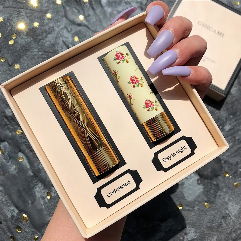 

GUICAMI Lipstick Matte Full Professional Make Up Beauty Lips Stick Waterproof 10 Colors Cosmetics Matte Lipsticks Set Makeup