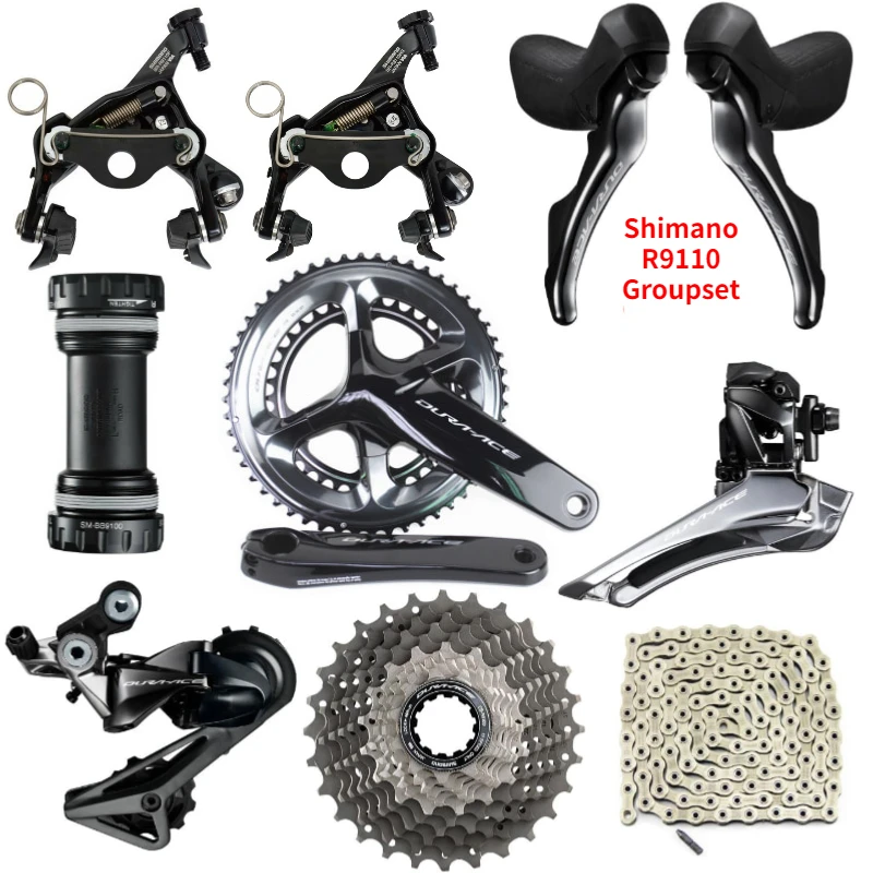 Shimano R9110 прямое Крепление тормозной суппорт Groupset DURA-ACE переключатель дорожный