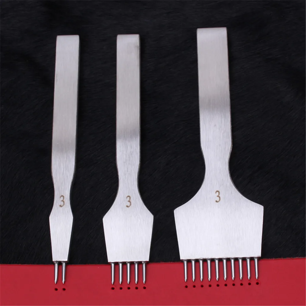 RCIDOS Ручное шитье круглая строчка дырокол 2 + 5 10 ручная Dist:3/3.38/3.85/4 мм|Резка| |