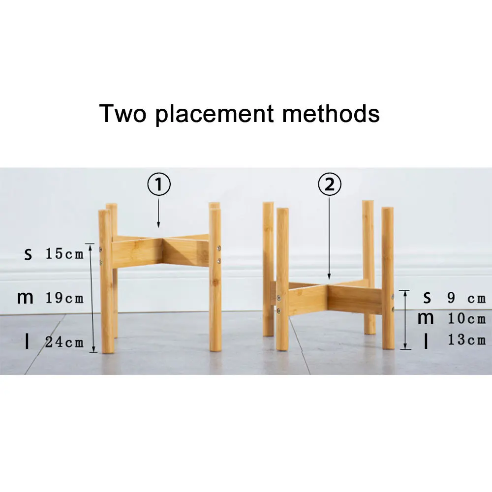 

Bonsai Plant Stand Plant Holder Mid Century Wood Modern Flower Potted Holder Rack For Indoor Outdoor
