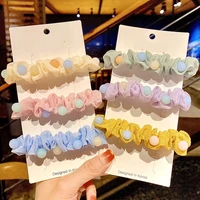 1pc jelly beads scrunchies ponytail holder large intertine elastic hair bands for women girls hair ties fashion hair accessories