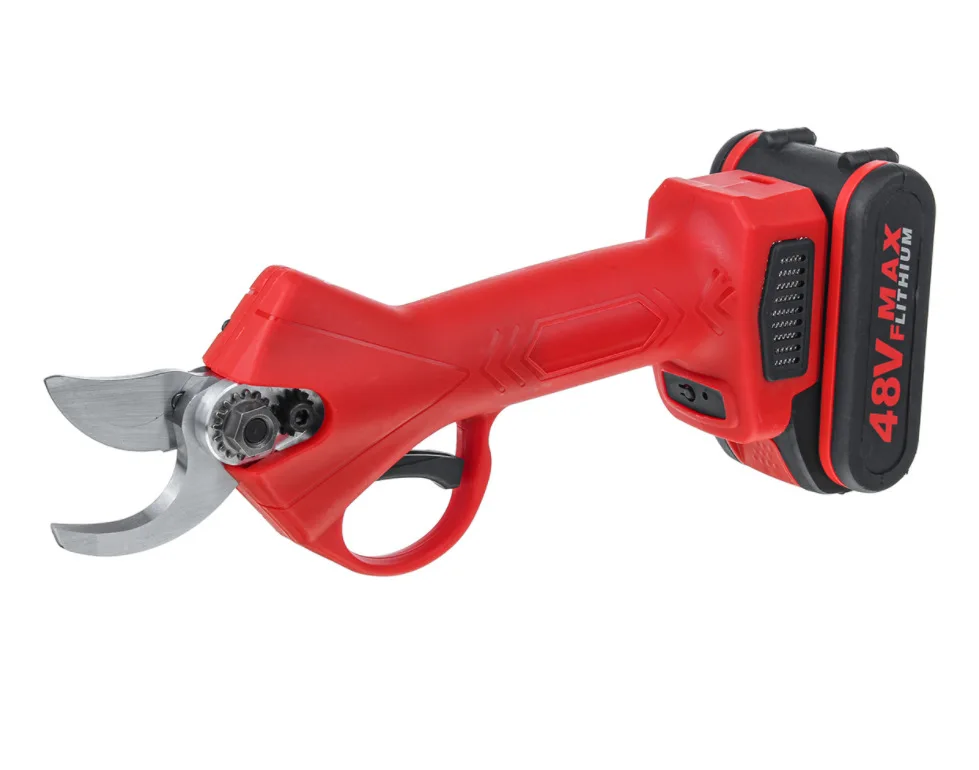 48V Cordless Pruner Electric Pruning Shear with 9000mAh Lithium-ion Battery Efficient Fruit Tree Bonsai Pruning Branches Cutter