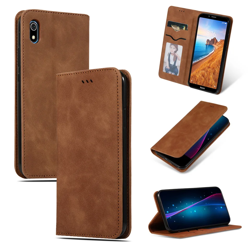 Роскошный Ретро Чехол-кошелек для Xiao mi Red mi 7A 7 K20 Note8 PRO NOTE 7 Note 6 mi 9T Pro откидная крышка mi 9 SE кожаный чехол для мобильного телефона