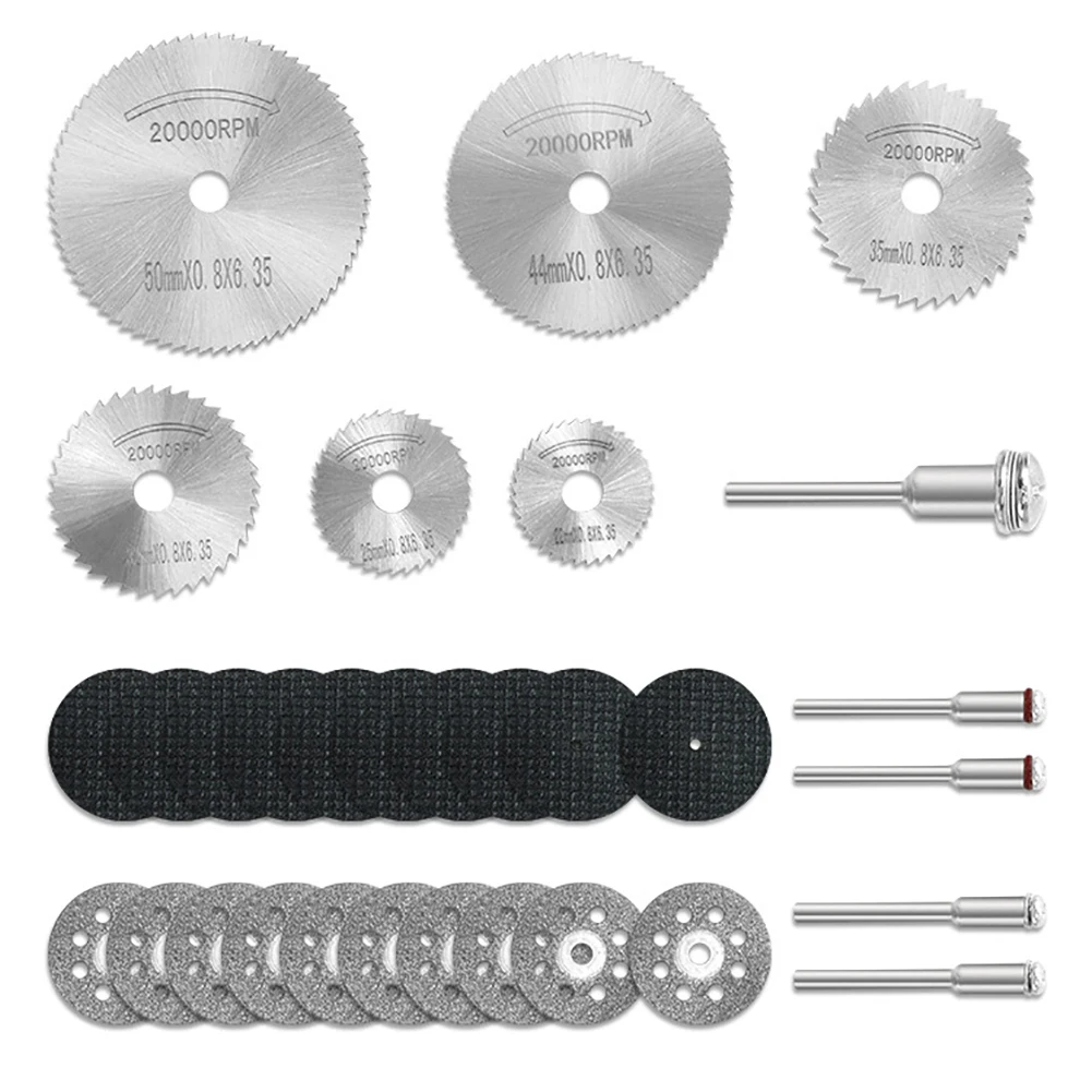 31 шт. алмазные режущие диски лезвие для циркулярной пилы из быстрорежущей стали