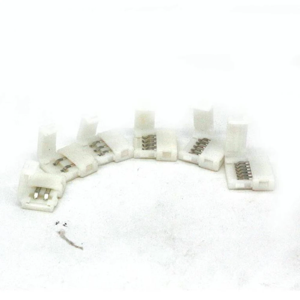 Гибкая светодиодная лента RGB/RGBW/RGB + CCT/WS2812B разъем без пайки 5 шт. 2/3/4/5/6pin L/X/T |