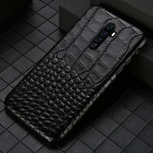 Genuine Leather Phone Case for Realme 8 Pro GT Neo 2 6 X7 7 Q3 Pro C3 Narzo 30 Cover for OPPO Reno 6 5 2 Z Find X2 X3 Pro
