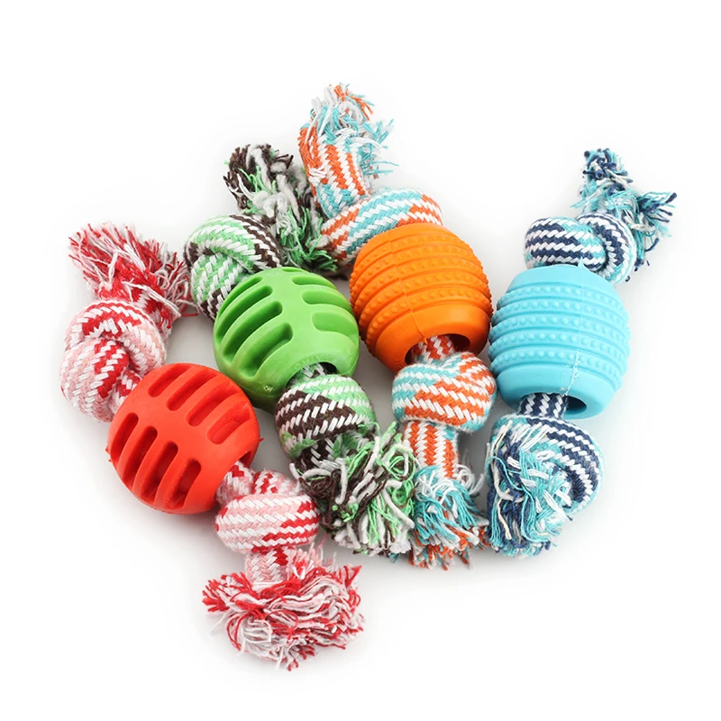 1 шт./лот веревка для собак жевательные игрушки в форме шара игрушка питомцев узел