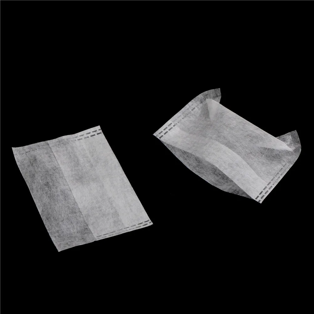Пустые бумажные чайные пакетики 7*10 см 100 шт. термопечать фильтр бумага травяные