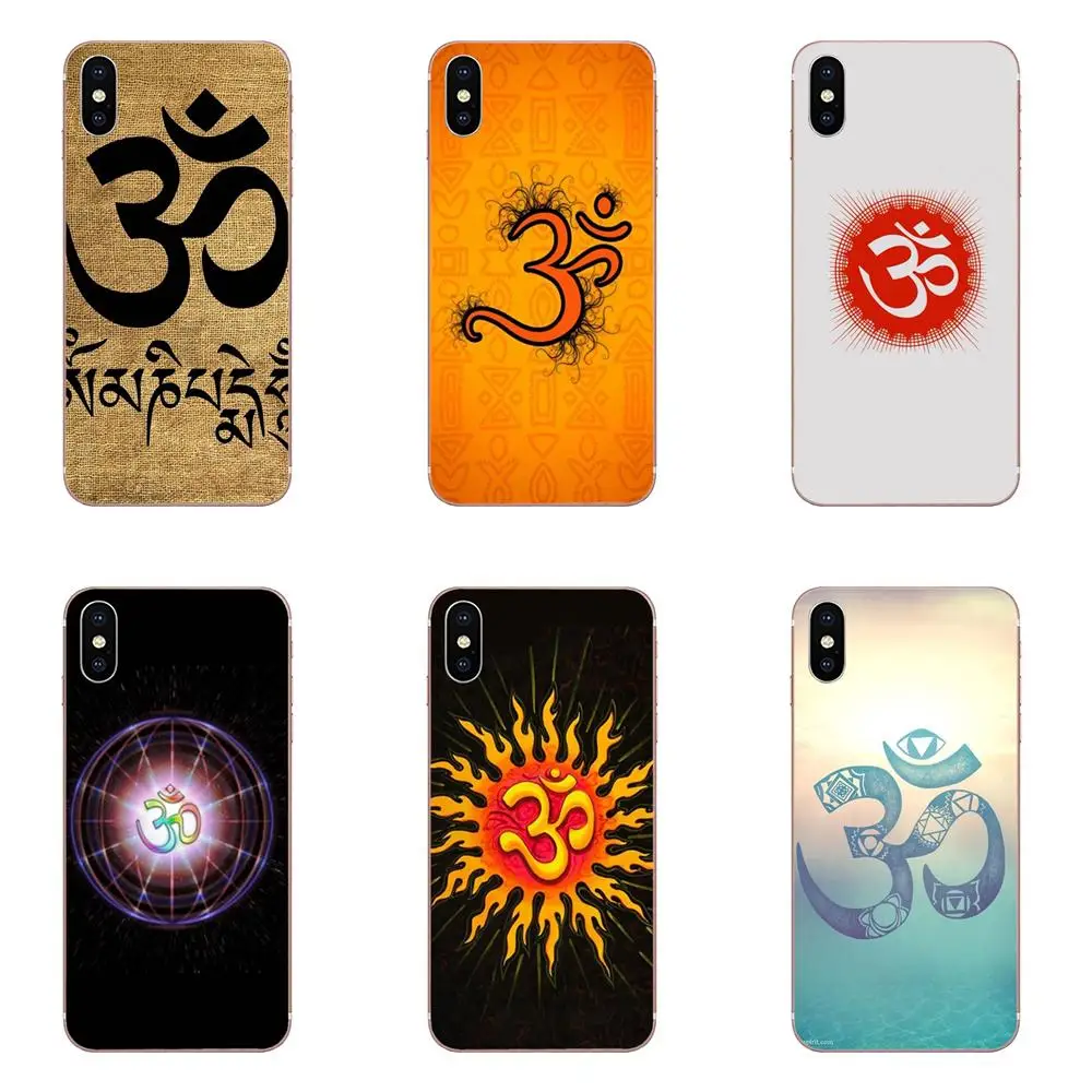 Мягкие чехлы для iPhone 11 Pro XS Max X 8 7 6s Plus 5 SE XR 2020 Aum Hinduism Om религиозный | Мобильные