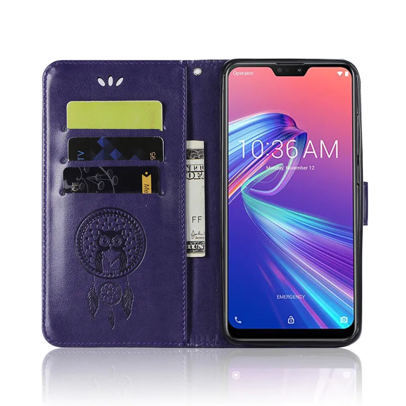 Чехол для Asus Zenfone Max Pro M2 ZB631KL чехол X01BD откидной из искусственной кожи ZB ZB631 631 631KL