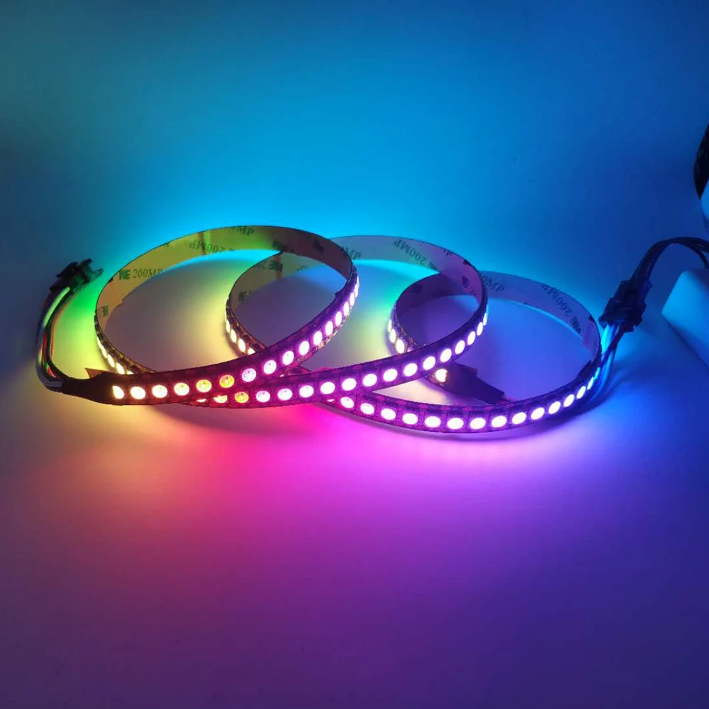 Пиксельная Светодиодная лента WS2813 (обновление WS2812B) RGB индивидуально Адресуемая с