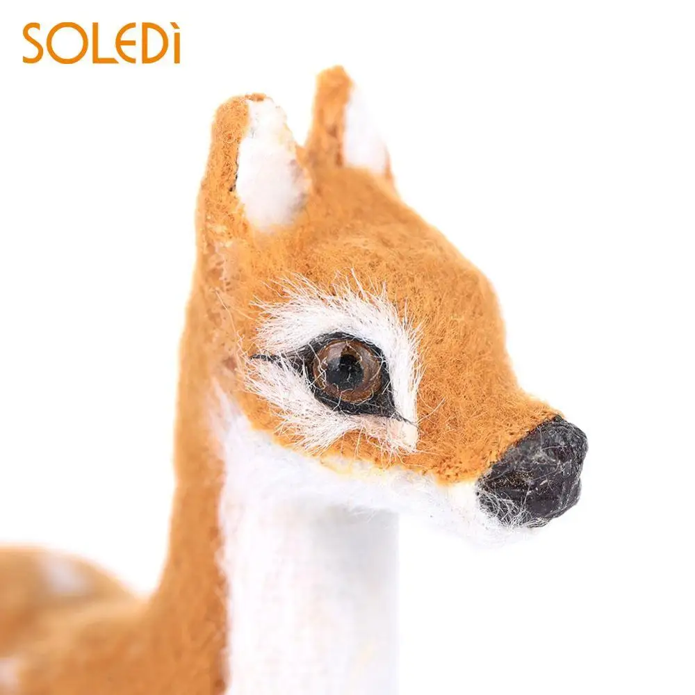 Имитация оленя Рождественский северный олень лося кукла Сика мини из плюша и