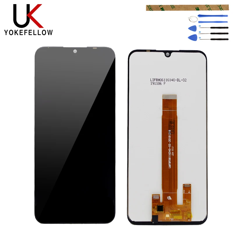 Протестированный ЖК дисплей для Wiko View 3 Lite экран с сенсорным экраном в