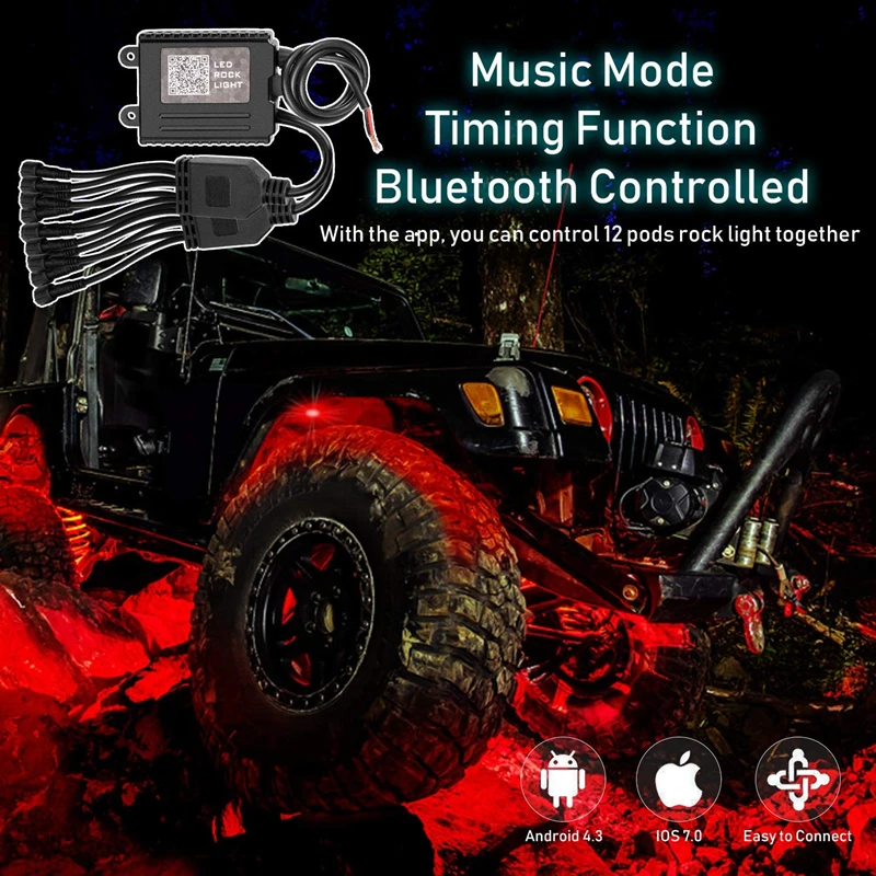 Автомобиль Underglow светильник светодиодный RGB неон под днище кузова украшение