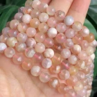 AAA натуральные цветы Розовый Вишневый Агат Камень круглые свободные бусины для самостоятельного изготовления ювелирных изделий минералы браслет ожерелье 6 8 10 12 мм