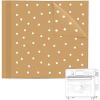 100pcs air fryer oven liners11x12%e2%80%9d nonstick unbleached rectangular air fryer parchment paper for air fryer toaster ovens