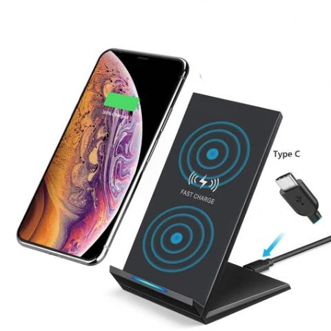 Qi Беспроводное зарядное устройство для iPhone 12 Pro Быстрая зарядка SE (2020) 11 Max XS XR