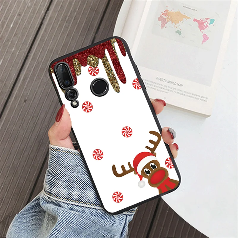 Рождественский новогодний чехол для huawei P20 Lite Case P Smart P30 P8 P9 P10 mate 10 20 30 Lite Pro Nova 3 3i 4 5 TPU чехол