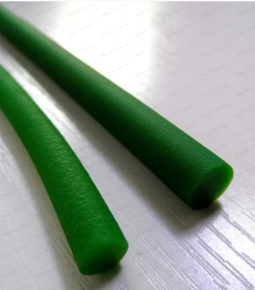 Один метр диаметром 8 мм зеленая красная круглая лента из ПУ синхронная