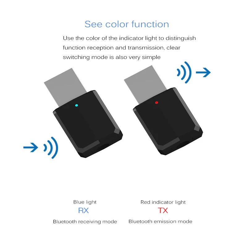 USB адаптер Bluetooth 5 0 для ПК компьютерных динамиков беспроводной мыши музыкальный