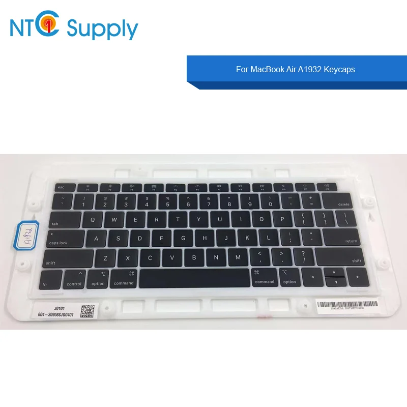 US Брелки для ноутбука для MacBook Air A1932, колпачки для ключей года, протестированные на, хорошая функция, замена A1932, колпачки для клавиатуры MRE82 - Цвет: US