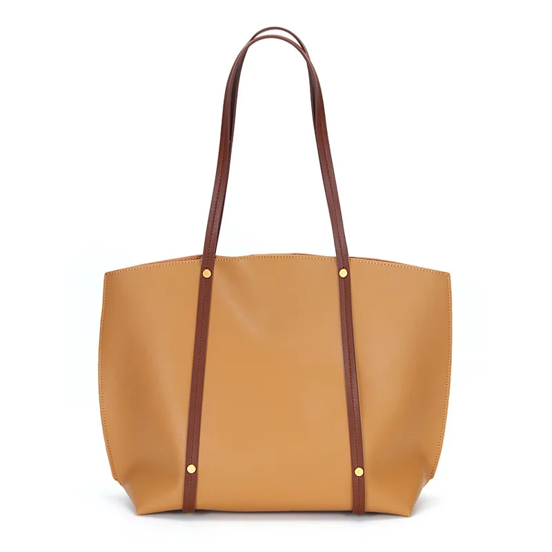 

Women Genuine Leather Large Capacity Shopping Totes Casual Bags