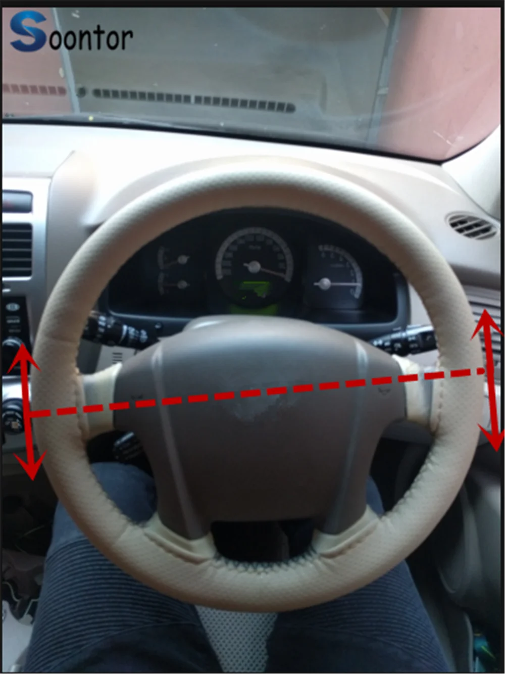 Автомобильные аксессуары из мягкого волокна с кожаным поворотом оплетенный DIY