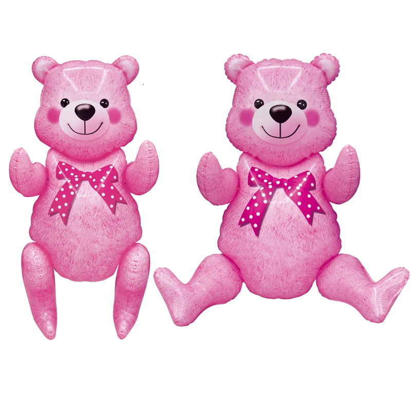 1 шт. сборка медведь на шарнирах 1-й День рождения украшения Детские шарики