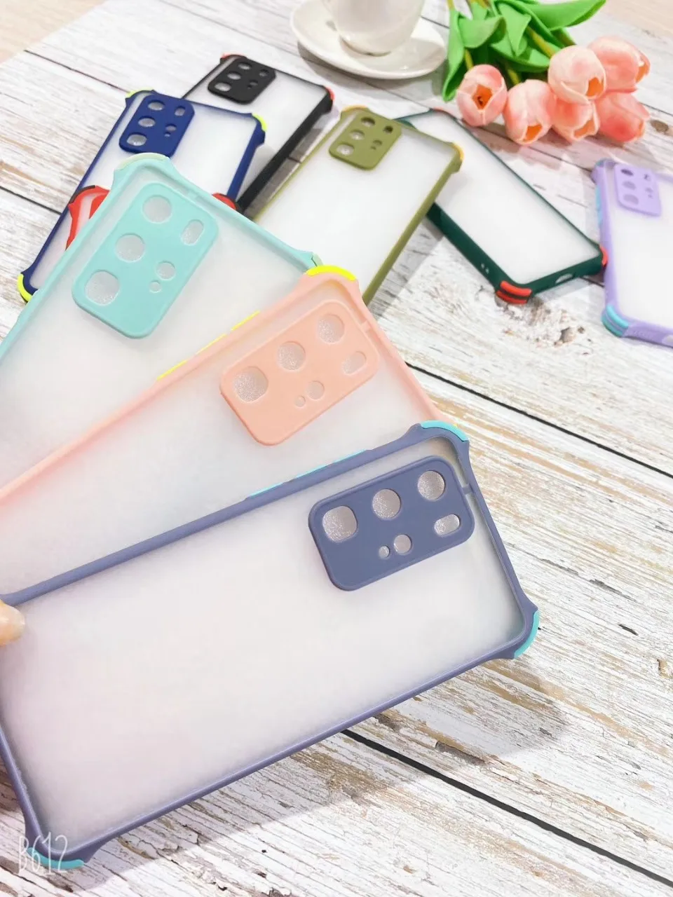 

100Pcs Matte Skin-friendly Phone Case For Huawei P40 P30 Pro Protective Camera Shockproof Cover For Y9 Y9S Y8P Y7P Y6P P Smart