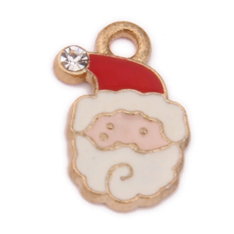 DIY подарочные аксессуары Рождественская елка капельного сплава небольшой кулон