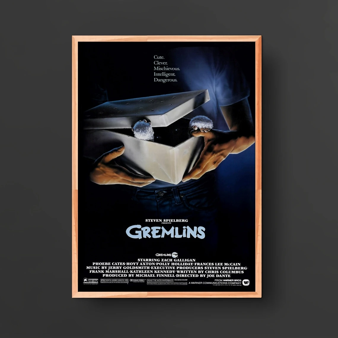 

Картина Gremlins с рисунком на холсте, домашняя фотография (без рамки)
